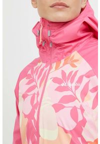 columbia - Columbia kurtka przeciwdeszczowa Ulica Jacket damska kolor fioletowy przejściowa 1718001-031. Kolor: fioletowy. Styl: street #3