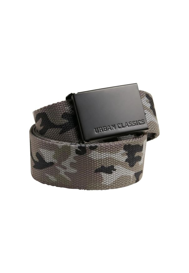 Urban Classics - Męski Pasek Płócienny. Kolor: czarny, wielokolorowy, brązowy, zielony. Wzór: paski