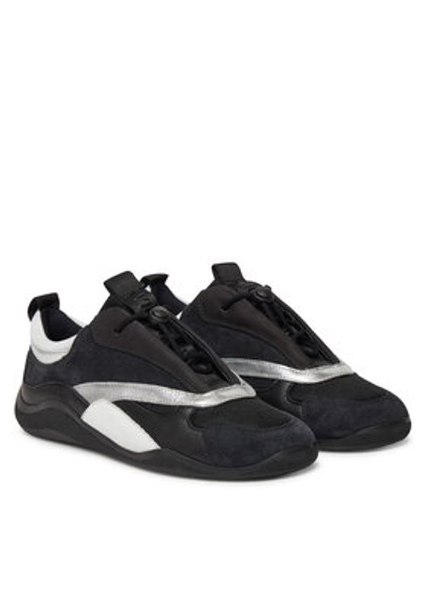 Vic Matié Sneakersy 1G3506D G32BQOTI29 Czarny. Kolor: czarny. Materiał: skóra, zamsz