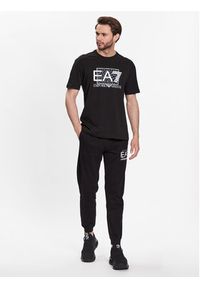 EA7 Emporio Armani T-Shirt 3RPT01 PJ02Z 1200 Czarny Regular Fit. Kolor: czarny. Materiał: bawełna