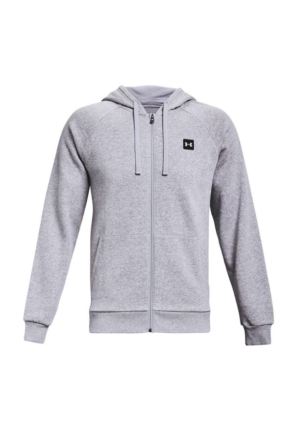 Under Armour - Bluza Rozpinana Męska Polar Rival. Kolor: szary. Materiał: polar