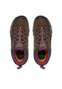 keen - Keen Trekkingi Targhee III Wp 1018177 Brązowy. Kolor: brązowy. Materiał: nubuk, skóra #4
