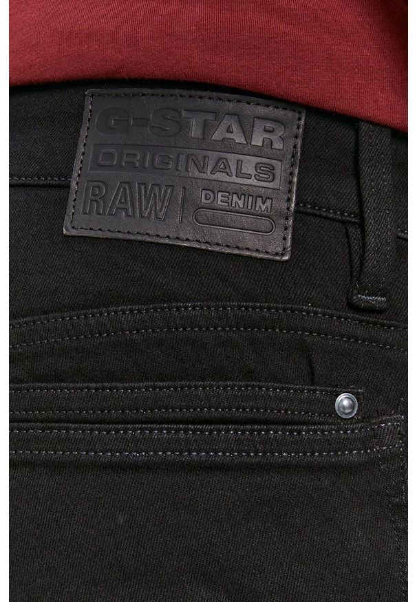 G-Star RAW - G-Star Raw - Jeansy Lancet. Kolor: czarny