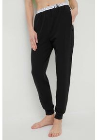 Calvin Klein Underwear spodnie piżamowe ck one damskie kolor czarny. Kolor: czarny. Materiał: dzianina