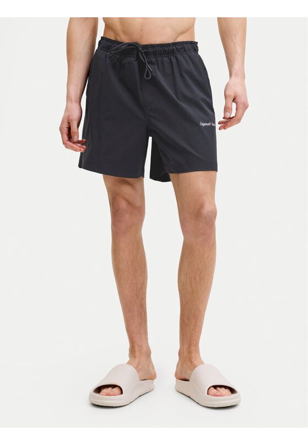 Jack & Jones Szorty kąpielowe Maui Norrebro 12291434 Czarny Regular Fit. Kolor: czarny. Materiał: syntetyk