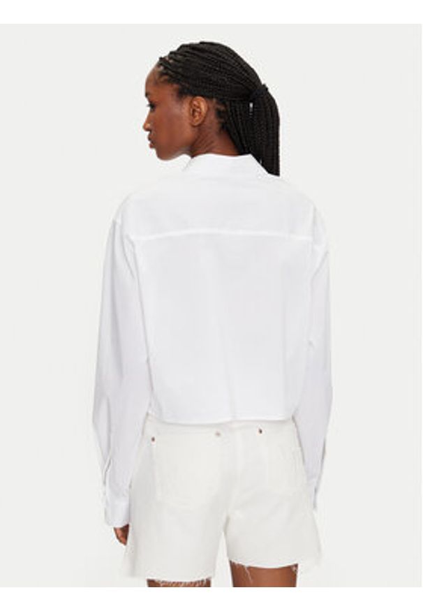 MET Koszula M10 147CM Biały Regular Fit. Kolor: biały. Materiał: bawełna