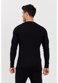 Diesel - DIESEL Czarny longsleeve męski D-RIBBER-LS-N, Rozmiar XXL. Kolor: czarny. Materiał: bawełna, materiał, elastan. Długość rękawa: długi rękaw. Długość: długie #5