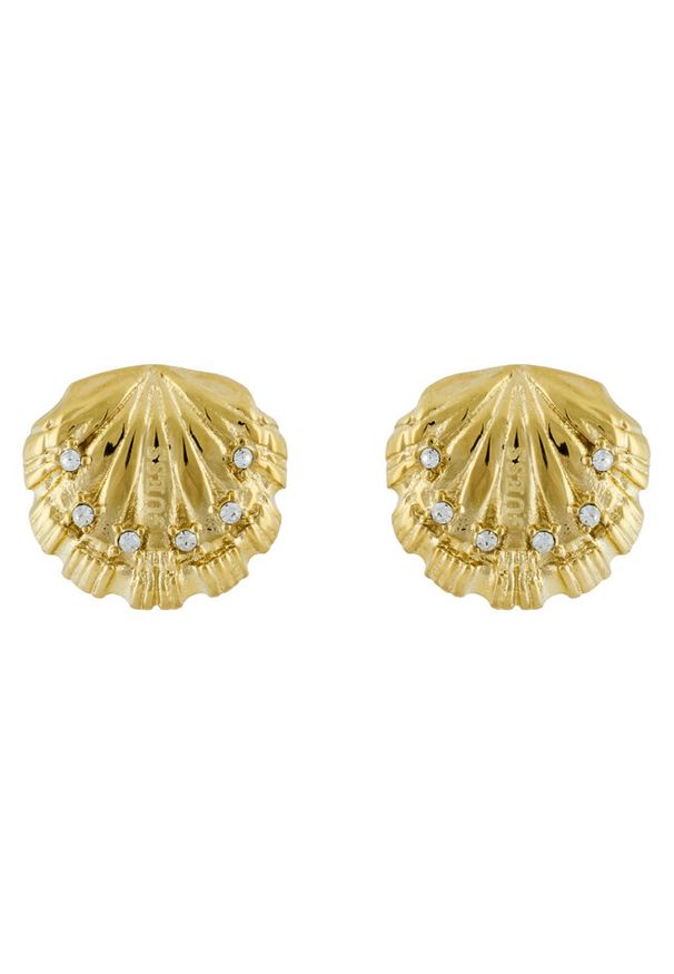 Kolczyki Guess. Materiał: złote. Kolor: złoty