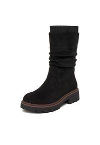 Clara Barson Botki CEO-WS6332-01 Czarny. Kolor: czarny. Materiał: materiał