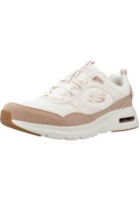 skechers - Tenisówki Skechers Model Skech-air Court Kolor Beżowy. Kolor: beżowy. Materiał: tkanina, skóra