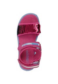 Sandały Kappa Seaqueen K Footwear Jr 260767K 2260 niebieskie różowe. Okazja: na co dzień. Zapięcie: rzepy. Kolor: niebieski, różowy, wielokolorowy. Materiał: materiał, syntetyk. Wzór: paski. Styl: casual #3