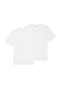 Marc O'Polo Komplet 2 t-shirtów 327 2058 09102 Biały Regular Fit. Typ kołnierza: polo. Kolor: biały. Materiał: bawełna #1