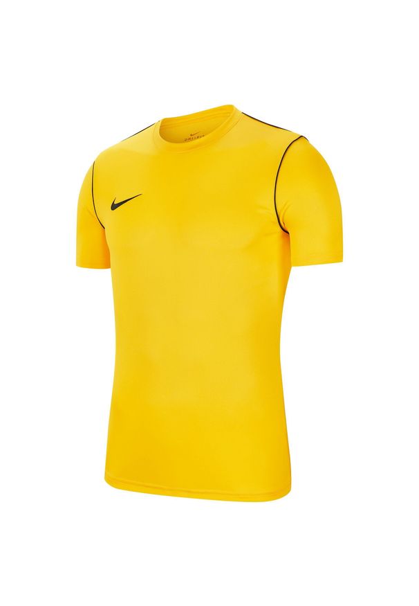 Koszulka treningowa męska Nike Park 20. Kolor: żółty. Długość rękawa: krótki rękaw. Długość: krótkie