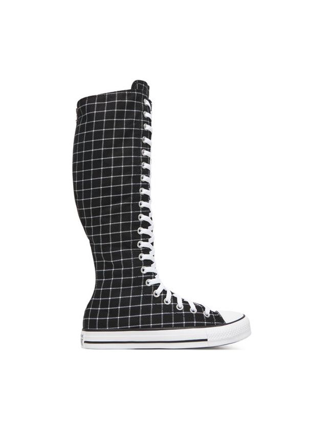 Converse Trampki Chuck Taylor All Star XXHi Plaid A13019C Czarny. Kolor: czarny. Materiał: materiał
