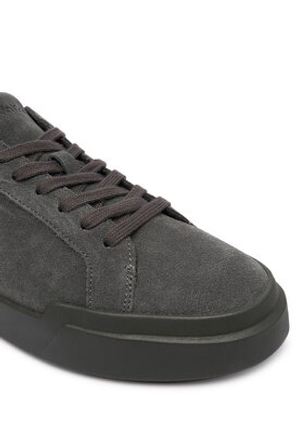 Calvin Klein Sneakersy Chunky Cupsole Lace Up Su Ml YW0YW01949 Szary. Kolor: szary. Materiał: zamsz, skóra