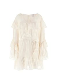 Guess Sukienka codzienna 181238 Kremowy Classic Fit. Okazja: na co dzień. Kolor: kremowy. Typ sukienki: proste. Styl: casual #4