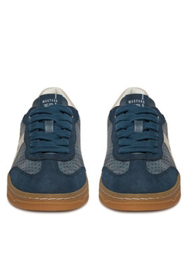 Mustang Sneakersy 1511-302 Granatowy. Kolor: niebieski. Materiał: materiał