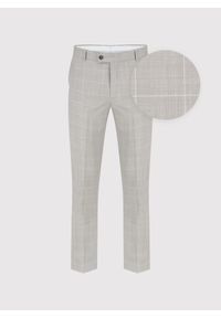 Pako Lorente - PAKO LORENTE - Wełniany garnitur męski w kratkę. Materiał: wełna. Wzór: kratka #8