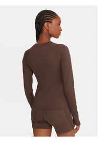 Reebok Koszulka techniczna Reebok X Ewa Chodakowska RK25316CCW Brązowy Slim Fit. Kolor: brązowy. Materiał: syntetyk #4