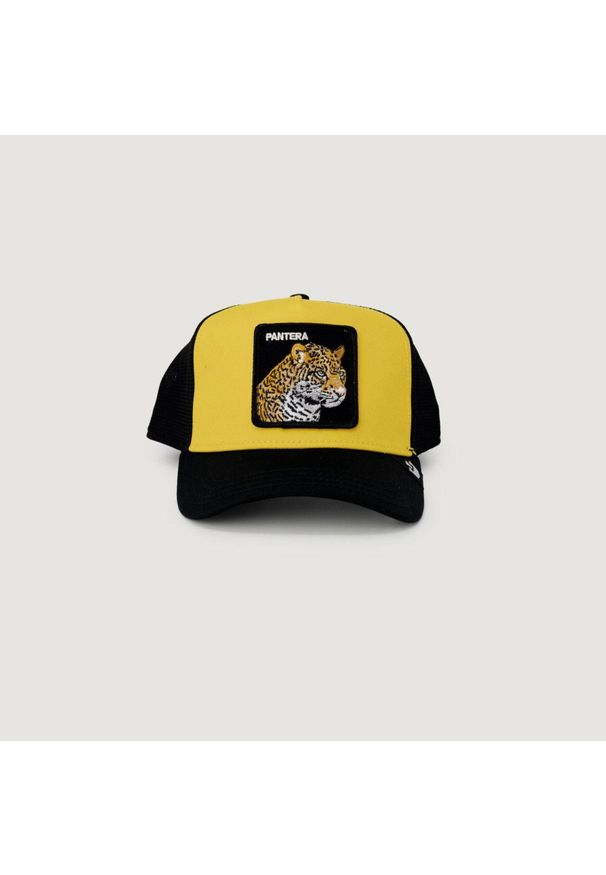 Czapka Goorin Bros The Pantera złota. Kolor: żółty. Wzór: motyw zwierzęcy. Sport: skateboard
