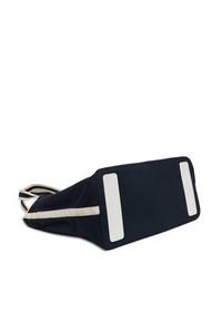 TOMMY HILFIGER - Tommy Hilfiger Torebka Th Summer Tote Canvas AW0AW18398 Granatowy. Kolor: niebieski #5