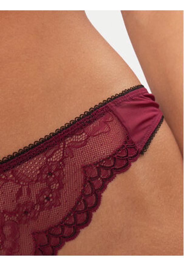 Gossard Stringi Superboost 7716 Fioletowy. Kolor: fioletowy. Materiał: syntetyk