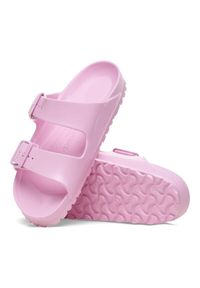 Birkenstock - BIRKENSTOCK ARIZONA EVA FONDANT PINK Klapki damskie. Okazja: na spacer, na co dzień, na plażę. Kolor: różowy. Materiał: materiał. Wzór: paski. Sezon: lato. Styl: casual, klasyczny #7