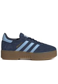 Adidas - Buty damskie adidas Handball Spezial IH9183 - granatowe. Okazja: na co dzień. Zapięcie: sznurówki. Kolor: niebieski. Materiał: guma, skóra, zamsz. Szerokość cholewki: normalna. Sport: piłka ręczna #1