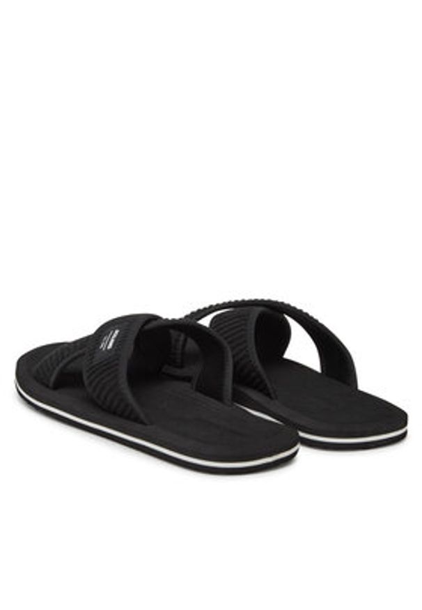 Jack & Jones - Jack&Jones Klapki Jfwkriskros 12274562 Czarny. Kolor: czarny. Materiał: materiał
