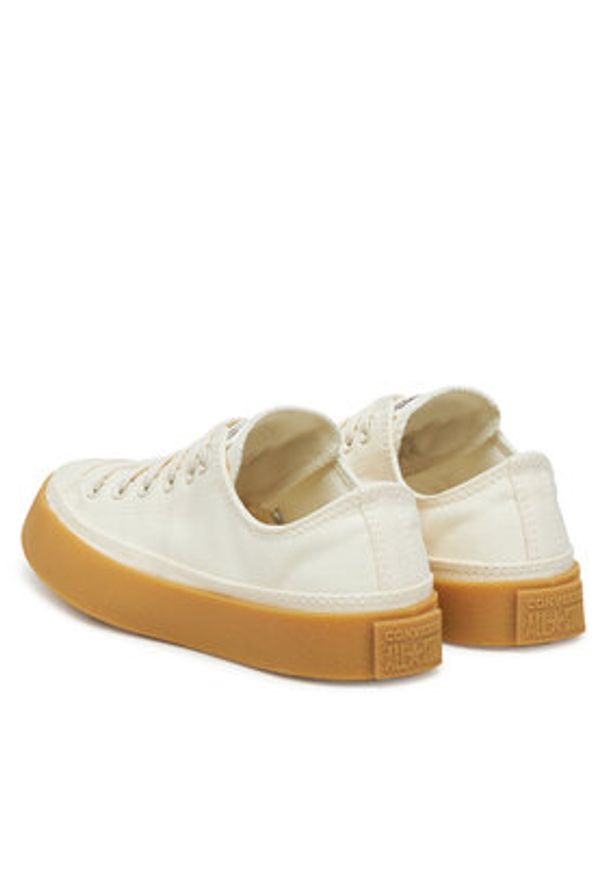 Converse Tenisówki Chuck Taylor All Star Retro Rubber A10696C Beżowy. Kolor: beżowy. Materiał: materiał. Styl: retro