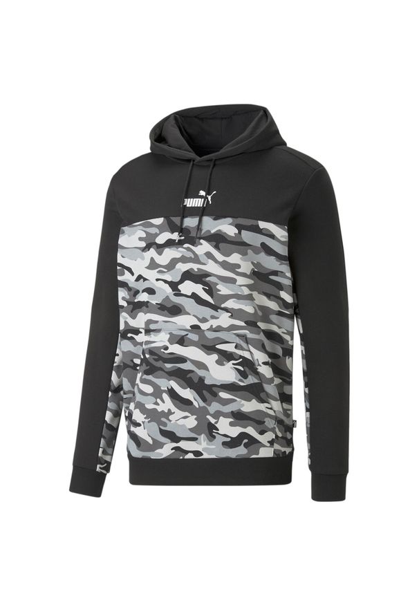 Sweatshirt bluza z kapturem camo Puma ESS Block TR. Typ kołnierza: kaptur. Kolor: czarny. Sport: fitness