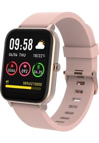 FOREVER - Smartwatch Forever ForeVigo 3 SW-320 Różowy. Rodzaj zegarka: smartwatch. Kolor: różowy #1