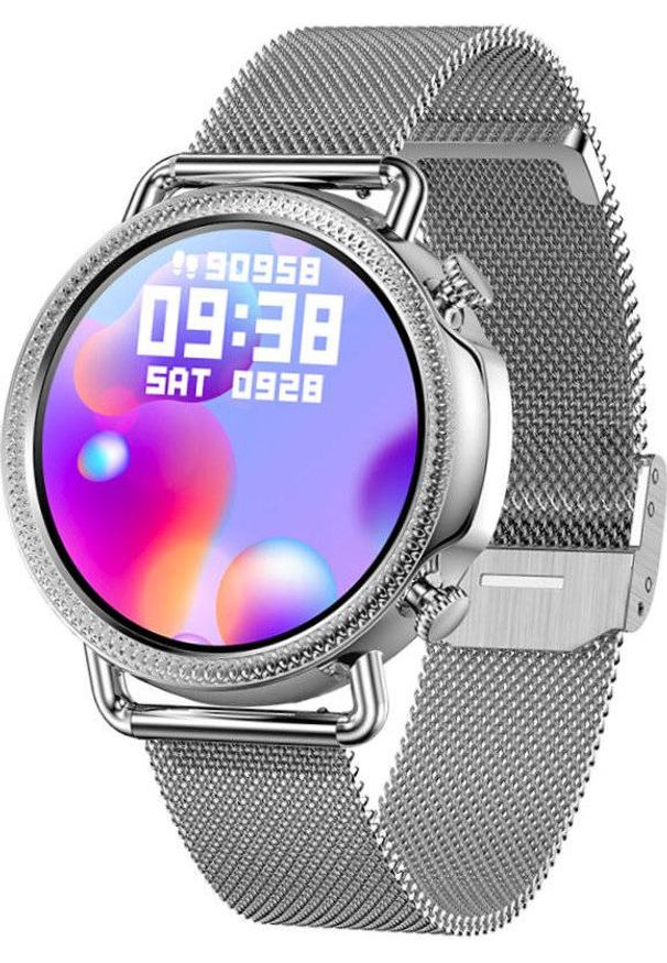 Smartwatch Rubicon RNBE74 Srebrny (RNBE74SSIBX). Rodzaj zegarka: smartwatch. Kolor: srebrny
