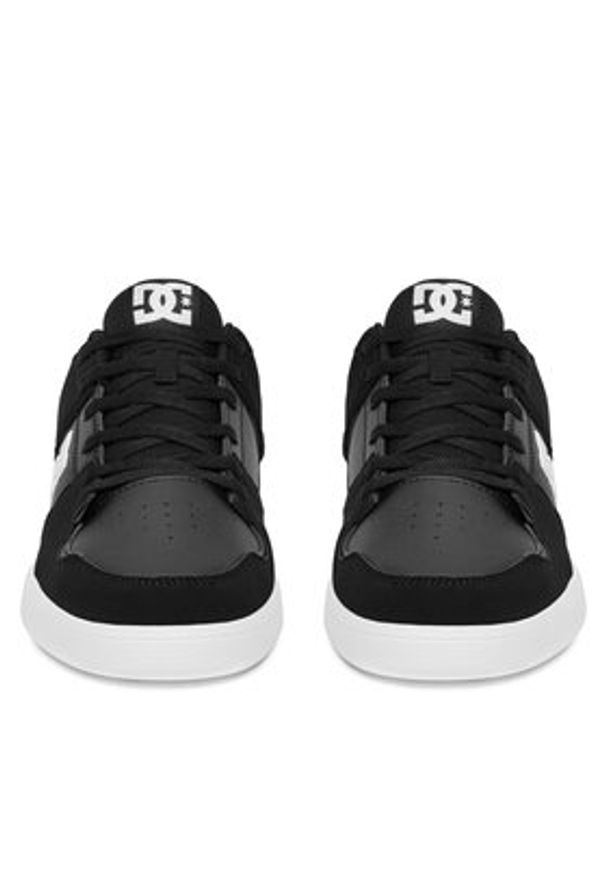 DC Shoes Sneakersy CURE ADYS400073-BLK Czarny. Kolor: czarny. Materiał: nubuk, skóra