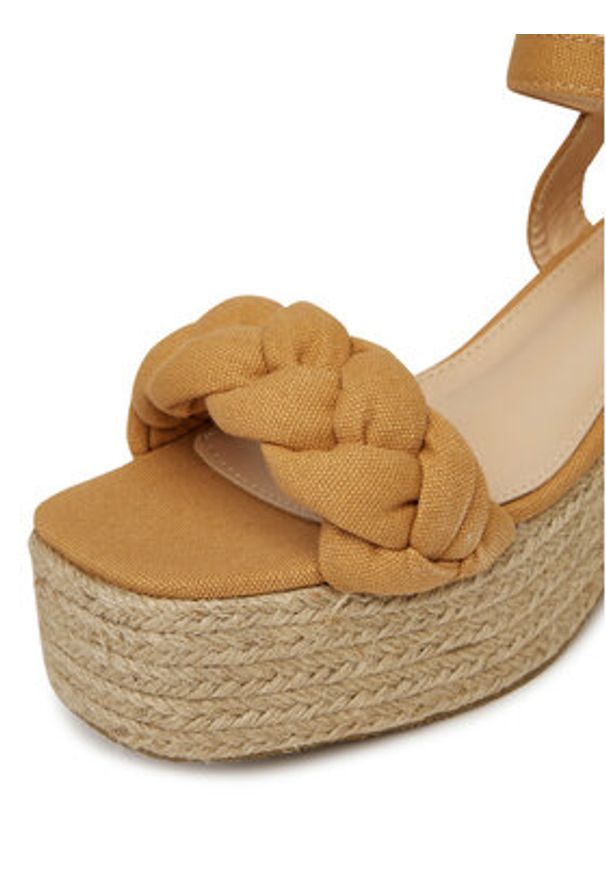 DeeZee Espadryle XFV20019-09 Beżowy. Kolor: beżowy. Materiał: materiał