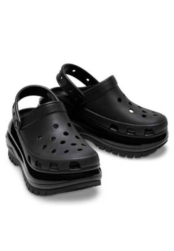 Crocs Klapki Classic Mega Crush Clog 207988 Czarny. Kolor: czarny