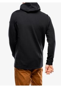 MONS ROYALE - Bluza polarowa męska Mons Royale Arcadia Merino Fleece Hoody. Kolor: czarny. Materiał: polar
