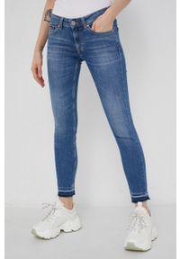 Tommy Jeans Jeansy damskie high waist. Stan: podwyższony. Kolor: niebieski #1