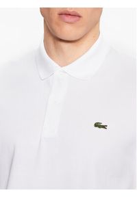 Lacoste Polo DH0783 Biały Regular Fit. Typ kołnierza: polo. Kolor: biały. Materiał: bawełna