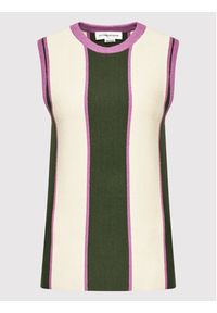Victoria Victoria Beckham Bluzka 1322KTP003790A Kolorowy Regular Fit. Materiał: wiskoza. Wzór: kolorowy #4
