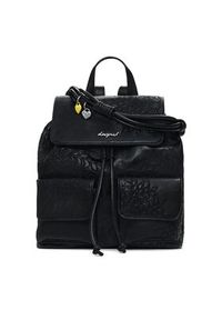 Desigual Plecak 26SAKP35 Czarny. Kolor: czarny. Materiał: materiał #5