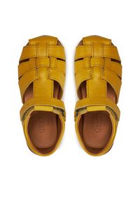 Froddo Sandały Carte U G2150189-4 S Żółty. Kolor: żółty. Materiał: skóra