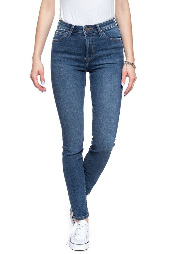 Lee - SPODNIE DAMSKIE LEE SCARLETT HIGH BLUE HAVANA L626DTIZ 112114154