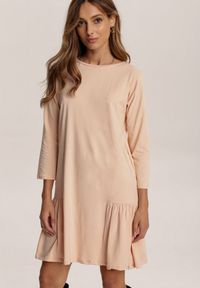 Renee - Łososiowa Sukienka Zarinsyss. Kolor: różowy #1