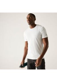 Regatta - Męska koszulka z krótkim rękawem Tait, lekka i aktywna. Kolor: biały. Materiał: bawełna. Długość rękawa: krótki rękaw. Długość: krótkie. Sport: turystyka piesza #1