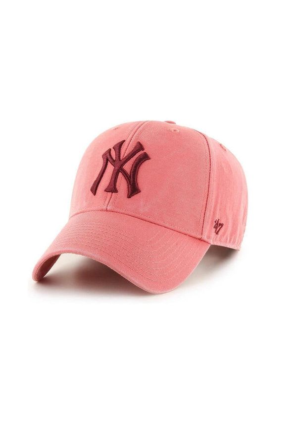 Czapka baseballowa MVP New York Yankees dla dorosłych 47 Brand. Kolor: różowy