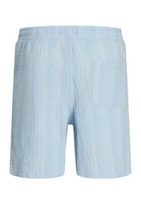 Jack & Jones - Jack&Jones Szorty materiałowe Jaiden 12274758 Błękitny Relaxed Fit. Kolor: niebieski. Materiał: bawełna