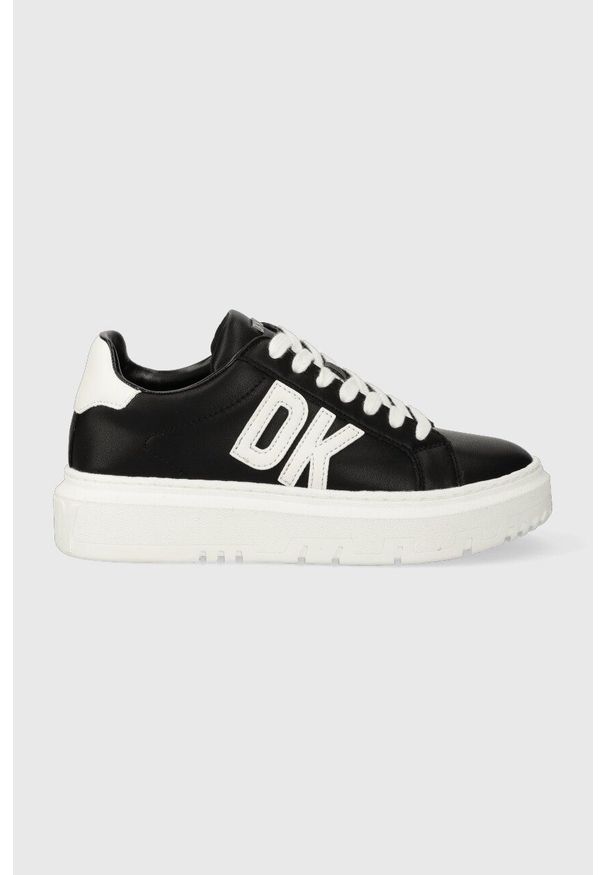 DKNY - Dkny sneakersy Marian kolor czarny K2363974. Nosek buta: okrągły. Kolor: czarny. Materiał: guma. Obcas: na platformie