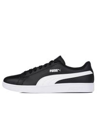 Buty uniwersalne męskie Puma Smash V2 L białe,czarne. Kolor: biały, czarny, wielokolorowy. Materiał: skóra, materiał. Sport: tenis