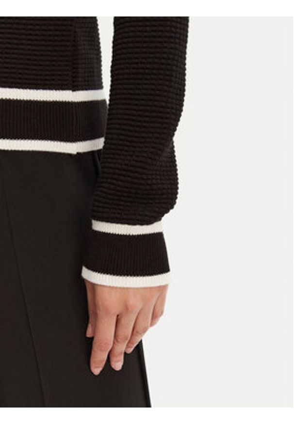 Morgan Kardigan 251-MBEYA Czarny Regular Fit. Kolor: czarny. Materiał: bawełna